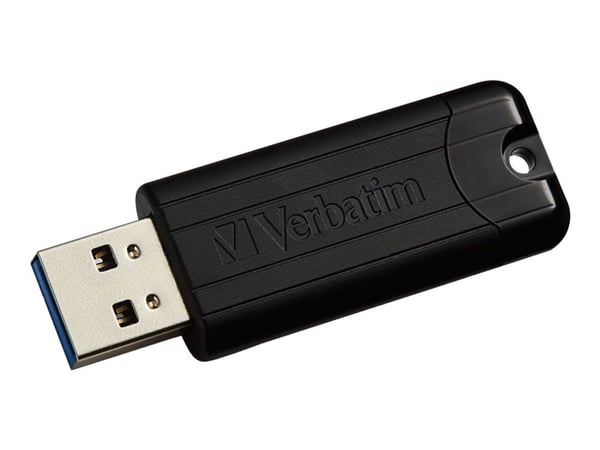 Verbatim Store 'n' Go Pin Stripe USB Drive - USB-flashstasjon - 16 GB - USB 3.2 Gen 1 - svart