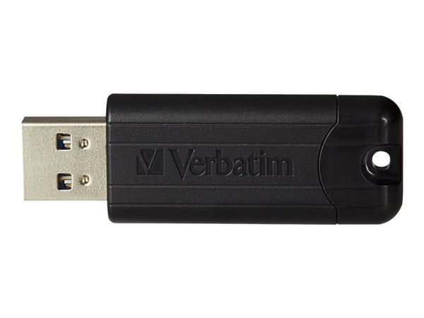 Verbatim Store 'n' Go Pin Stripe USB Drive - USB flash-enhet - 16 GB - USB 3.2 Gen 1 - svart