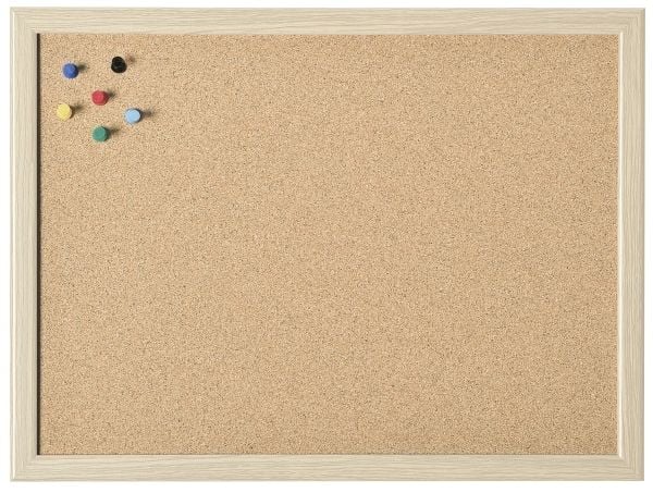 Magnetoplan 121924, Fast korktavle, Brun, Kork, 1000 x 600 mm, 1 stykker