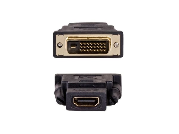 Akyga - Video adapter - DVI-D hann til HDMI hunn - svart