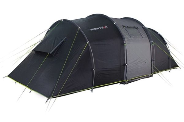 High Peak Tauris 6, Camping, Tunell Telt, 14,2 kg, Sort