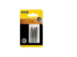 Stanley STA61180-XJ, 3 stykker, Pozidriv, PZ1/2/3, 50 mm, Sekskantet