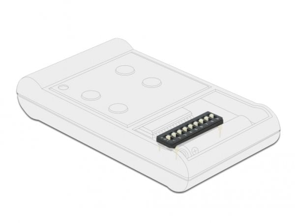 DeLOCK 66306, Dip-kytkin, 2 kpl, Tuubi