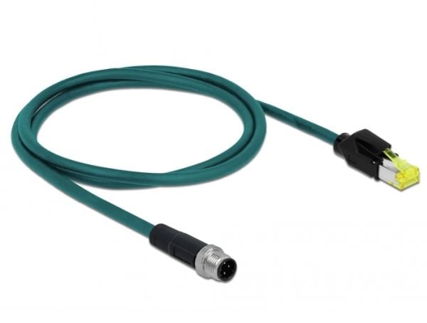 DeLOCK 85442, 2 m, SF/UTP (S-FTP), M12, RJ-45