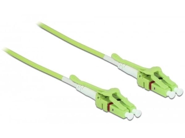 Delock - Fibre Channel-kabel - LC multimodus (hann) uniboot til LC multimodus (hann) uniboot - 5 m - fiberoptisk - 50 / 125 mikroner - OM5 - haloge...