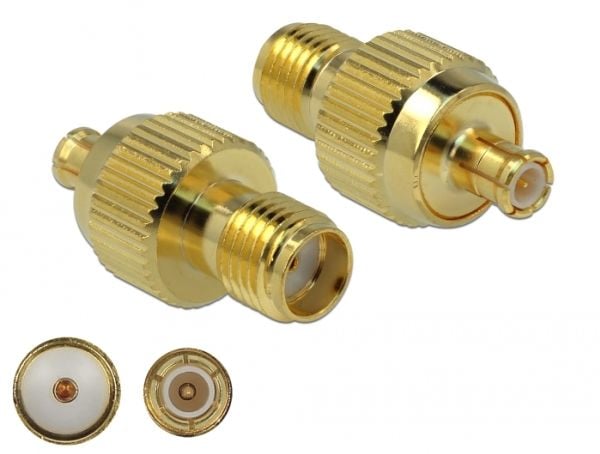 Delock - RF-adapter - SMA (hona) till MCX (hane)