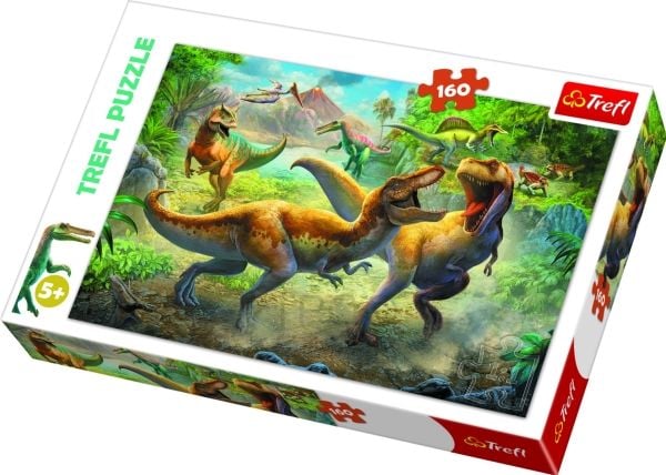 Trefl-puslespill, 160 deler - Fighting Tyrannosaurs (GXP-645423)