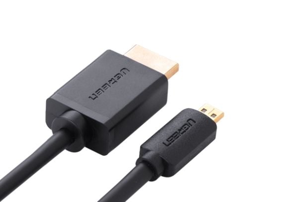 Ugreen 30103, 2 m, Micro-HDMI, HDMI, Hunkjønn, Hunkjønn, Gull