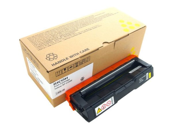 Ricoh 407643, 2000 sivua, Keltainen, 1 kpl