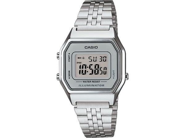 Casio Naisten Retro Silver Watch (LA680WEA-7EF)