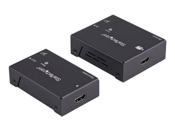 Startech 330 ft. (100 m) HDMI Over CAT5e / CAT6 Extender - HDMI over CAT5e - HDBaseT Extender - 4K30 - HDMI Video Extender (ST121HDBTPW) - Video/ly...