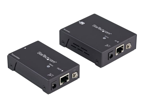 StarTech.com ST121HDBTPW, 4096 x 2160 pikseliä, AV-lähetin ja -vastaanotin, 100 m, Musta