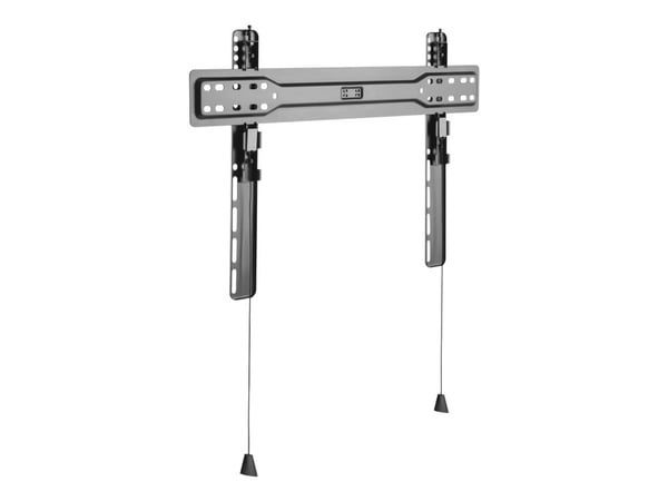 DELTACO Office ARM-0151 - Ultra-Slim - brakett - fast - for LCD TV / kurvet LCD TV - plastikk, stål - matt svart - skjermstørrelse: 37"-70" - veggm...