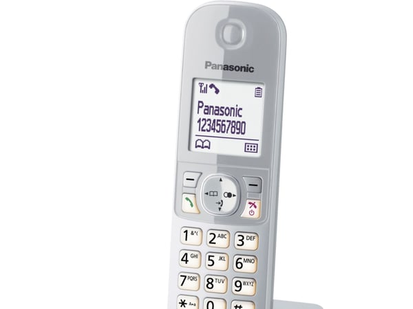 Panasonic KX-TGA681 - Trådløst ekstra håndsett med anrops-ID - DECT\GAP - sølv