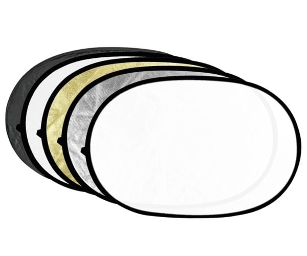 Godox RFT-05 reflektorlteampe 1,2 m svart/gull/sølv-gjennomsiktig/hvit 180 cm 5 stk (RFT-05 120x180)