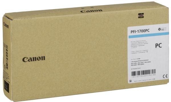 Canon PFI-1700PC, Valokuva syaani, Väripohjainen muste, 700 ml