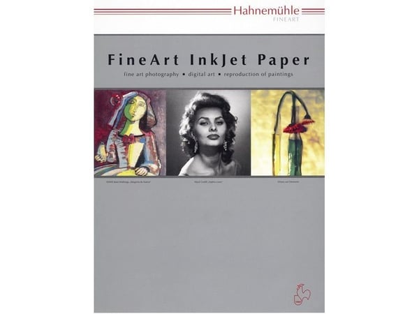 Hahnemühle 10641616, Matt, 308 g/m², Blekkdyse, A2, Hvit, 25 stykker