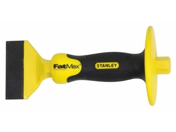 Stanley 4-18-328, Spademeisel, Kromvanadiumstål, Sort, Gult, 216 mm, 100 mm, 1 kg