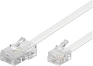 MicroConnect - Nettverkskabel - RJ-45 (hann) til RJ-11 (hann) - 3 m - hvit