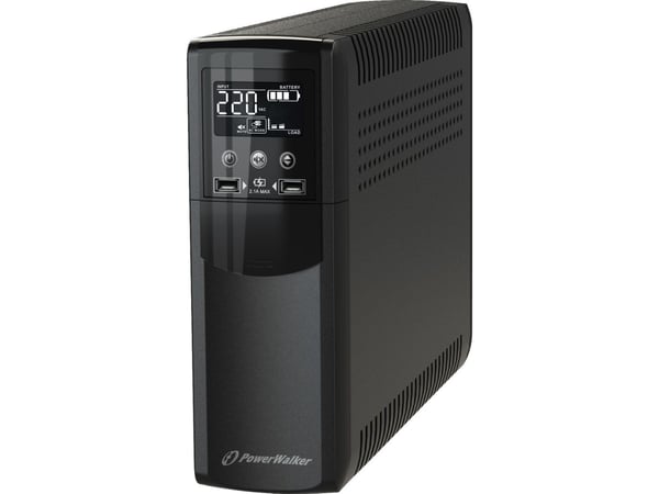 PowerWalker VI 800 CSW IEC, Linje-Interactive, 0,8 kVA, 480 W, Sinus, 170 V, 280 V