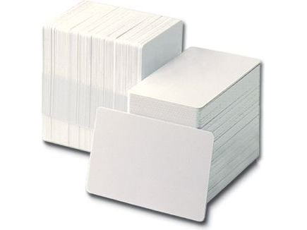 Evolis Classic Blank Cards - Polyvinylklorid (PVC) - 30 mille - hvit - 86 x 54 mm 500 kort kort