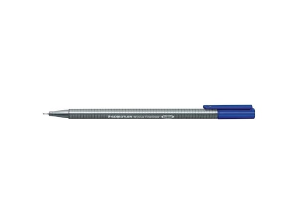 STAEDTLER triplus - Fineliner - blå - vannbasert blekk - 0.3 mm - superfin