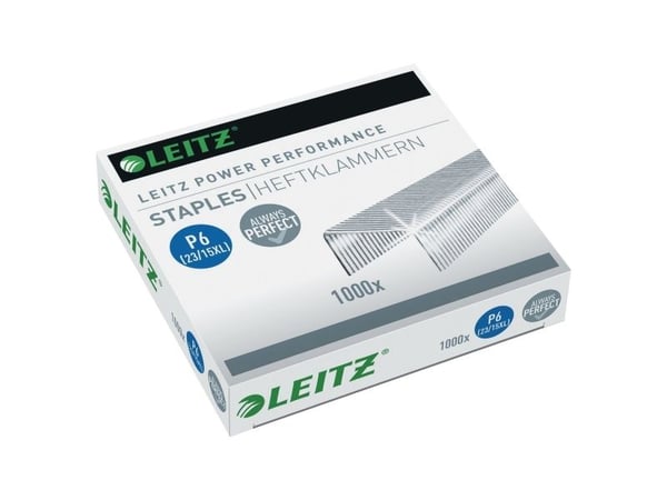 Leitz Power Performance P6 - Stifter - 23/15XL - 15 mm - galvanisert stål - pakke av 1000 - for Rapid Fashion HD110, HD210