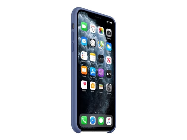 Apple - Baksidedeksel for mobiltelefon - silikon - linblå - for iPhone 11 Pro Max