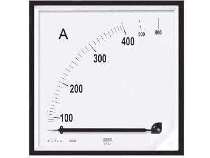 Lumel analog amperemeter 96x96 N IP50 E416 100A 100/5 arbetsställning C3 K=90° utan certifikat KJ (EA19N E41600000000)