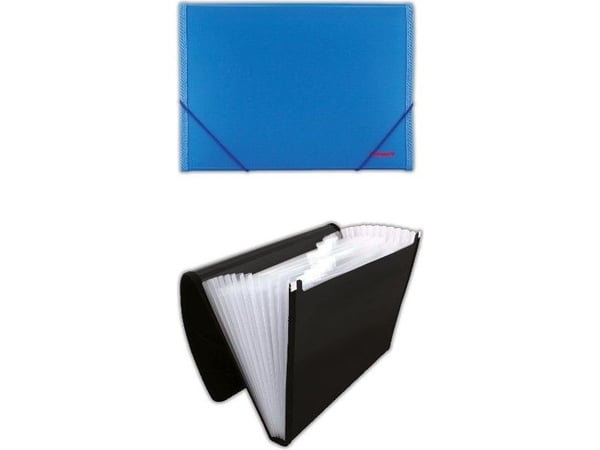 Penmate aktmappe med rom PP-4302 blå