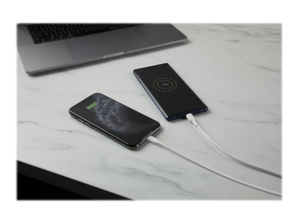 Belkin BoostCharge - Strømadapter - 24 watt - 2 utgangskontakter (USB) - hvit