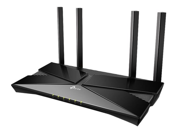 TP-Link Archer AX1500 - Trådløs ruter 4-portssvitsj - 1GbE - Wi-Fi 6 - Dobbeltbånd
