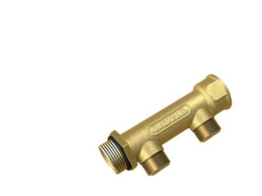 Wavin 3/4' ford.rør 2 afg.1/2' - CC 50mm
