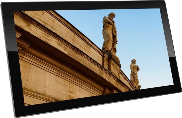 Braun DigiFrame 1901 - Digital fotoramme - 8 GB - 18" - 1366 x 768 - 1080p - HDR - svart