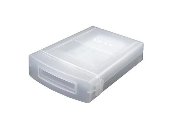 ICY BOX IB-AC602a - Beskyttelsesboks for harddisk - gjennomsiktig