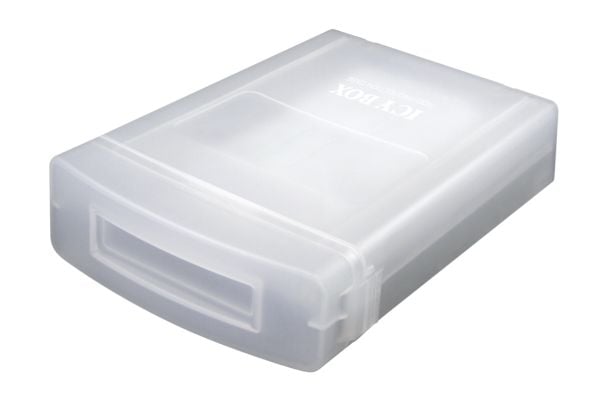 ICY BOX IB-AC602a - Beskyttelsesboks for harddisk - gjennomsiktig