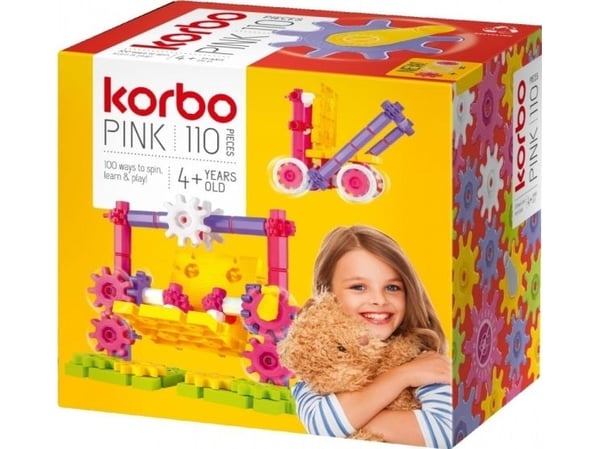Korbo Pink 110, hammaspyöräsarja, 4 vuotta, 110 kpl