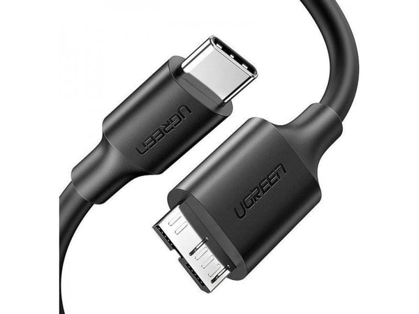 Ugreen US312 - USB-kabel - 24 pin USB-C (hann) til Micro-USB Type B (hann) - 1 m - svart
