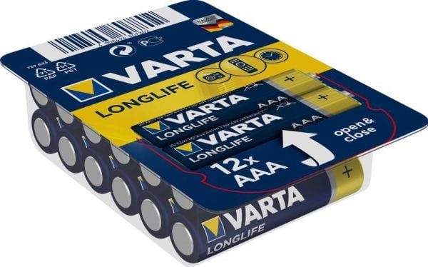 Varta Longlife 4103 - Batteri 12 x AAA - Alkalisk