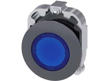 Siemens 3SU1061-0JA50-0AA0 Lystrykkontakt (Ø x H) 38 mm x 38 mm IP66, IP67, IP69/IP69K 1 stk