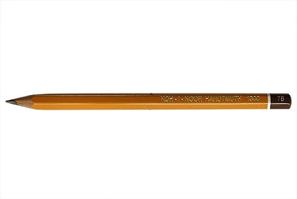 Koh-I-Noor 1500, 7B, Gult, Sekskantet, Kunst, Hobby, Tsjekkisk Republikk, 7 mm