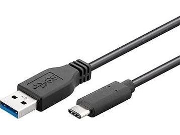 PremiumCord ku31ca1bk, 1 m, USB C, USB A, USB 3.2 Gen 1 (3.1 Gen 1), 5000 Mbit/s, Sort
