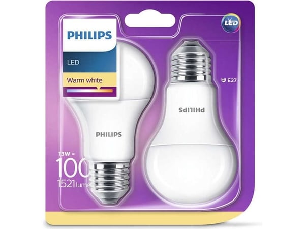 Philips Lyskilde 8718696586099, 13,5 W, 100 W, E27, 1521 lm, 15000 timer, Varm hvit