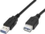 PremiumCord KU3PAA2BK, 2 m, USB A, USB A, USB 3.2 Gen 1 (3.1 Gen 1), 5 Gbit/sek., Sort