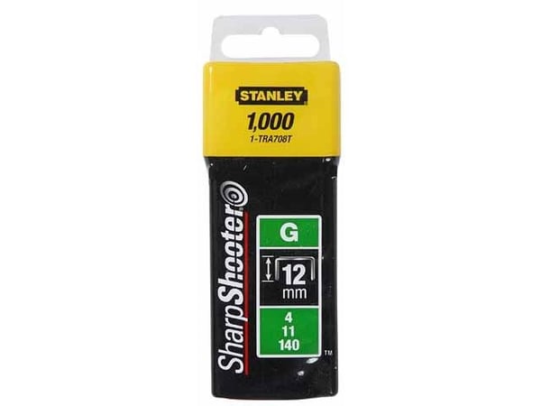 Stanley häftklammer typ G 6 mm 5000 st. - TRA704T