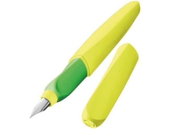 Pelikan 807272, Gul, Påfyllning med bläckpatronssystem, Rostfritt stål, Ambidextrous, Tyskland, 1 styck