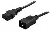 Natec virtajohdon jatkokaapeli IEC 320 C13- C20 1.8M Powerwalker Musta (91010041)