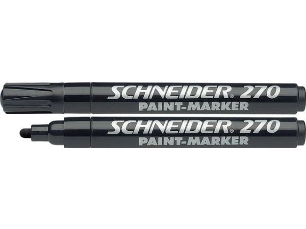 Schneider skriveredskaper Maxx 270, Sort, Sort, Blå, Mellem, prosjektilpinner, 1 mm, 3 mm