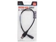 KAAPELI USB MICRO(M)->USB-A(M) 2.0 0.3M MUSTA NATEC EXTREME MEDIA (BLISTERI)