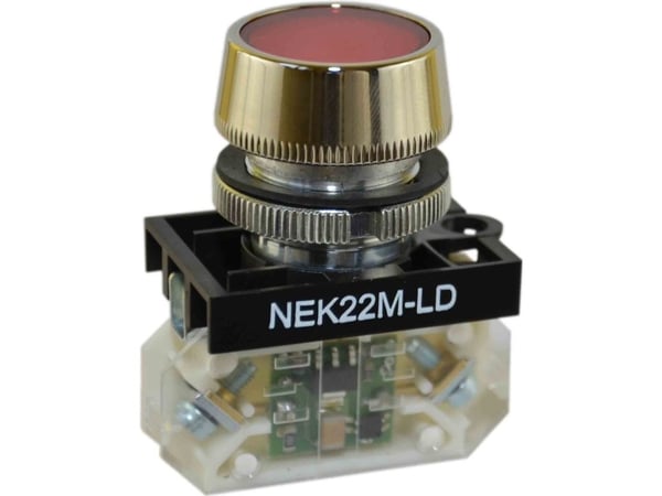 Promet merkkivalo 22mm 24 - 230V AC/DC IP65 punainen (W0-LDU1-NEK22MLD C)